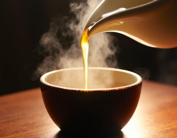 温かい徳利から注がれる日本酒